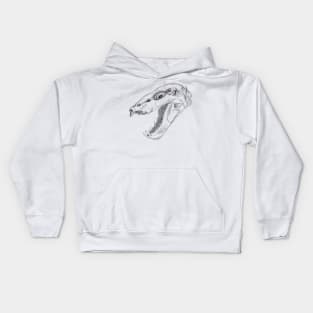 Animal Skull Sketch Kids Hoodie